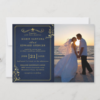 Personalized Couple Photo wedding Invitation