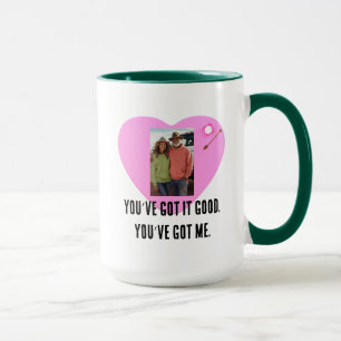 Personalized Couple Photo You've Got Me Quote Mug