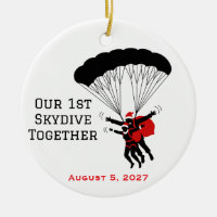 Personalized Couple Skydiving Christmas 