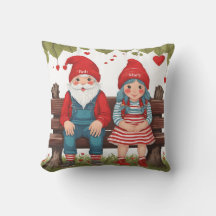 Personalized Couple Valentine's Day Pillow