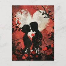 Personalized Couple Valentine's Day Postcard