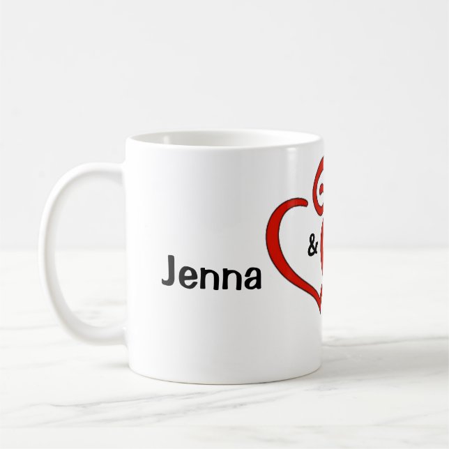 Personalized Couples  Mug (Left)