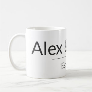 Personalized Couples Mug – Custom Names & Year Gif