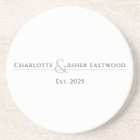 Personalized Couples Name Coasters