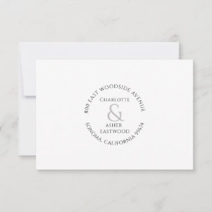 Personalized Couples Newlywed Note Card