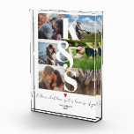 Personalized Couples Photo LOVE Gift Block<br><div class="desc">Personalized Couples Photo LOVE Gift</div>