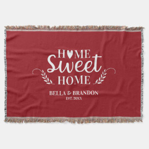 Personalized Couples Wedding Throw Blanket