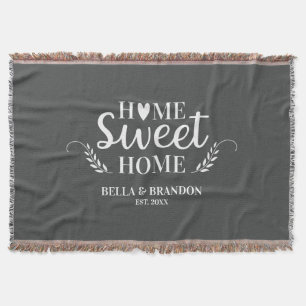 Personalized Couples Wedding Throw Blanket