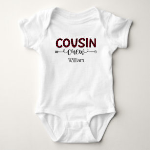 Personalized Cousin Crew Family Matching Baby Bodysuit