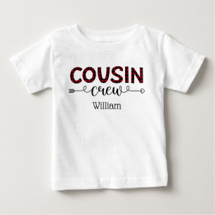 Personalized Cousin Crew Family Matching Baby T-Shirt