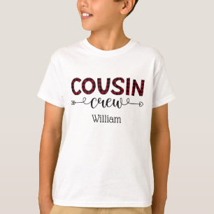 Personalized Cousin Crew Family Matching  T-Shirt