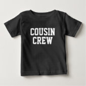 Personalized Cousin Crew Matching Family Baby T-Shirt (Front)