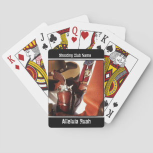 Personalized Cowboy Action Fast Draw Card Deck