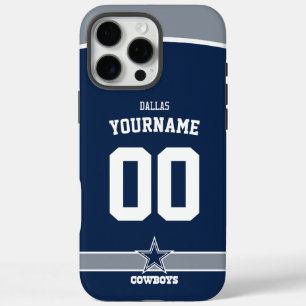 Personalized Cowboys Jersey American Football iPhone 16 Pro Max Case