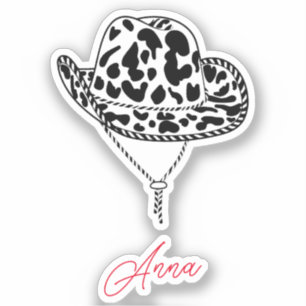 Personalized Cowgirl Hat Bachelorette Custom Name