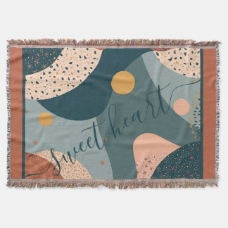 Personalized Cozy Bohemian Home Decor Throw Blanket