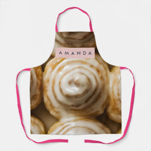 Personalized Cozy Cinnamon Roll Swirl  Apron