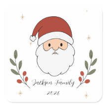 Personalized Cozy Santa Christmas
