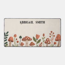 Personalized Cozy Woodland Mushrooms