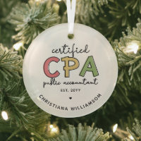 Personalized CPA Certified Public Accountant Gifts