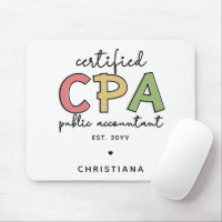 Personalized CPA Certified Public Accountant Gifts