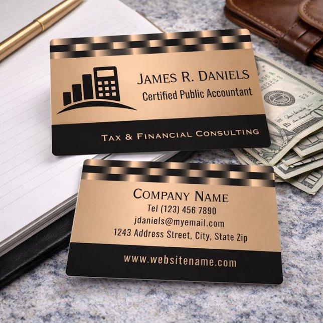 Personalized CPA Tax Preparer Business Card (Creator Uploaded)