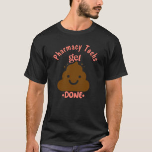Personalized CPhT Pharmacy Technician Emoji T-Shirt