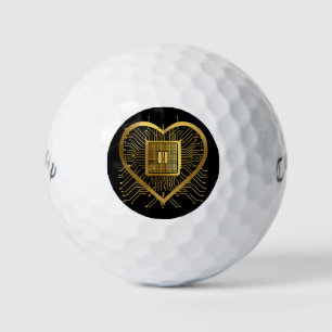 Personalized CPU Heart Callaway Warbird Golf Balls