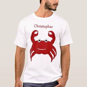 Personalized Crab Design T-Shirt