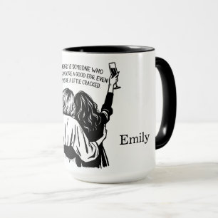 Personalized Cracked Friends Mug