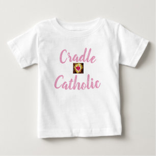 Personalized Cradle Catholic Baby T-Shirt