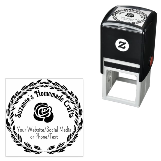 Personalized Craft Maker Artist Artisan Self-inking Stamp (In Situ)