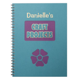 Personalized Craft Projects Notebook