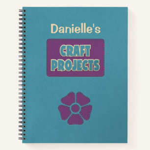 Personalized Craft Projects Notebook
