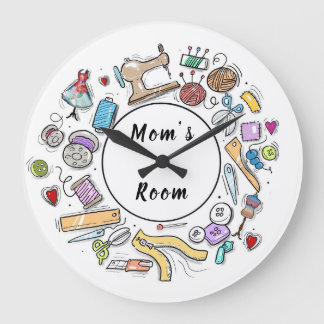 Personalized Craft Room Clock