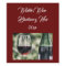 Personalized Cranberry Red Wine Bottles | Photo