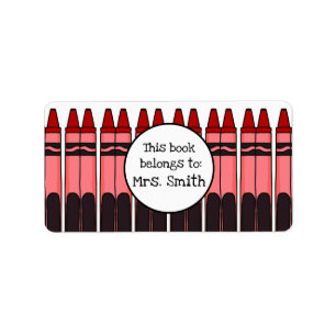 Personalized Crayon Labels