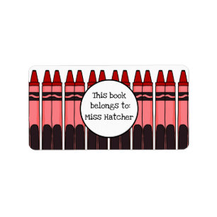 Personalized Crayon Labels