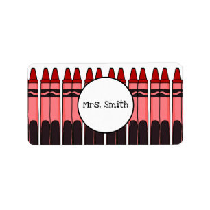 Personalized Crayon Labels