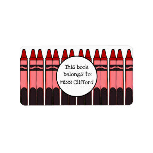 Personalized Crayon Labels