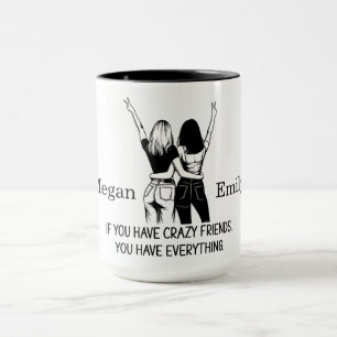 Personalized Crazy Friends Mug
