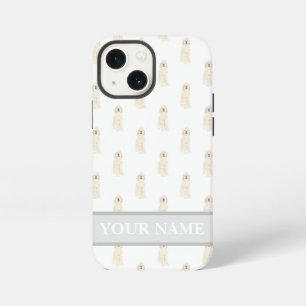 Personalized Cream White Doodle Dog iPhone 13 Mini Case
