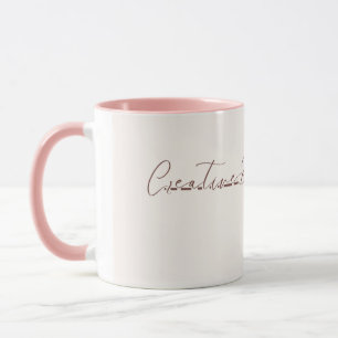 Personalized Creative Brain Mug - Pink Interior Co