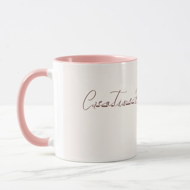 Personalized Creative Brain Mug - Pink Interior Co (Left)