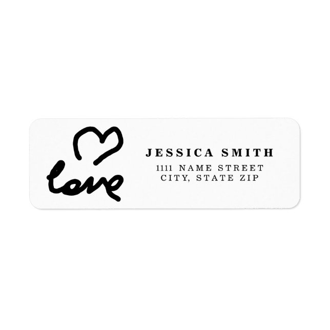 Personalized Creative Sign Love and Heart (Front)