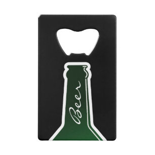 Personalized credit card size bottle bottle opener wallet bottle opener