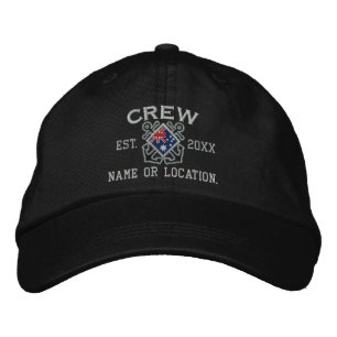 Personalized Crew Nautical Australia Embroidery Embroidered Hat