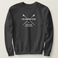 Personalized Crew Rowing Logo Oars Team Name Year