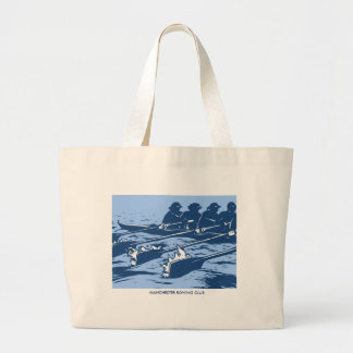 Personalized Crew Rowing Tote Bag in Blue