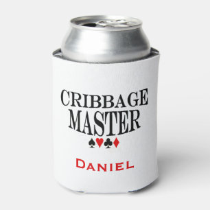 Personalized Cribbage Master Can Cooler